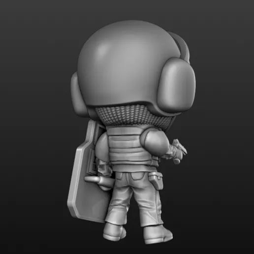 Modelo Blitz Chibi – Fanart para Impresión 3D