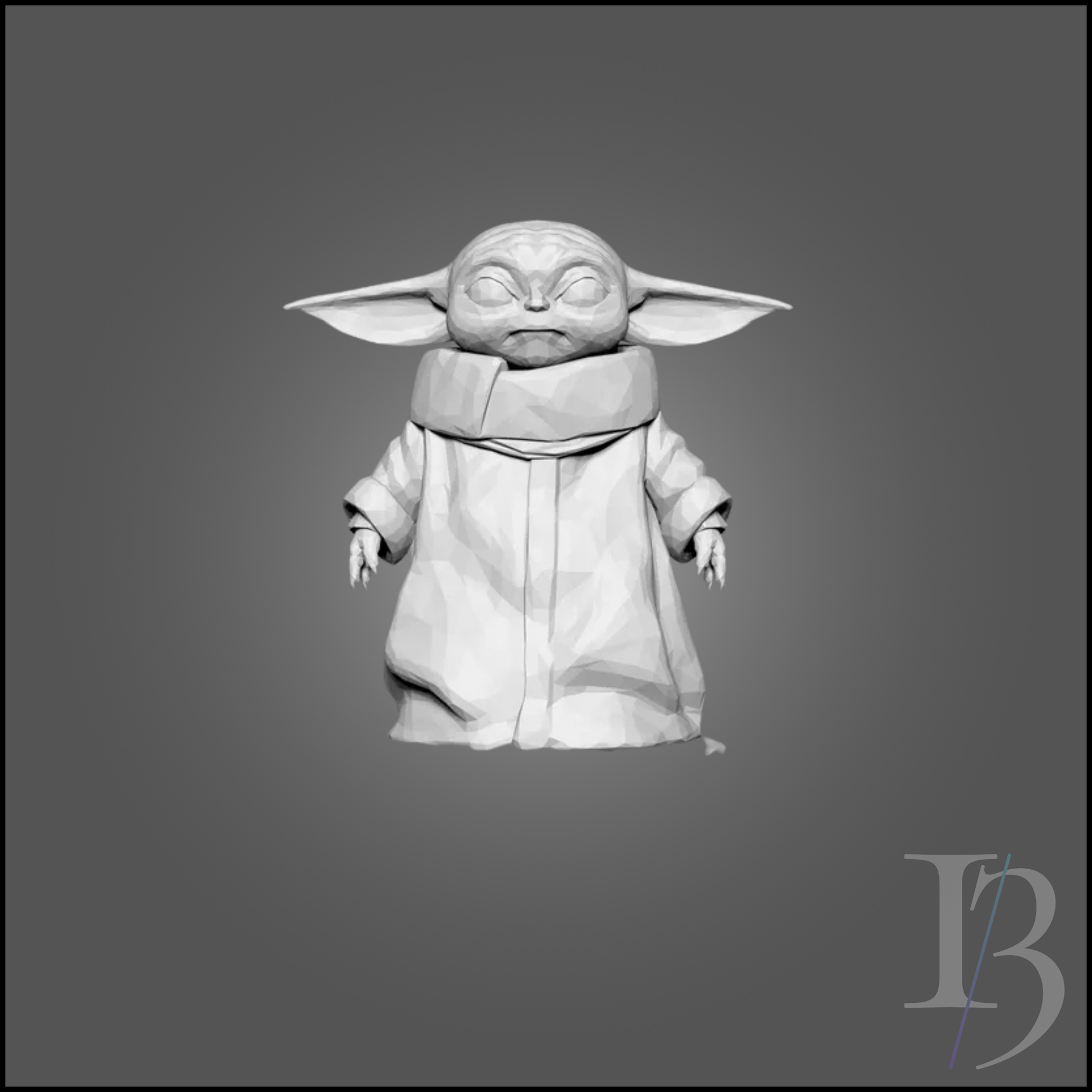 Modelo Baby Yoda – The Mandalorian