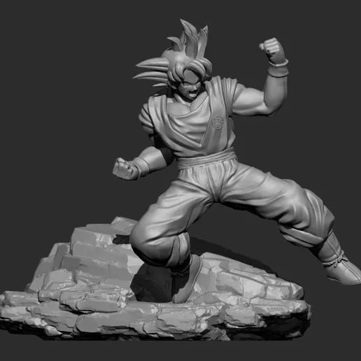 Goku Figura 3D - Goku para Impresión 3D