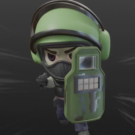 Modelo Blitz Chibi – Fanart para Impresión 3D