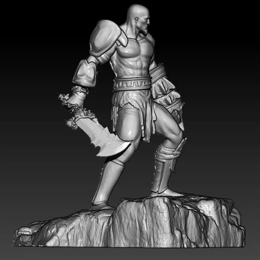 3D de Kratos – God of War para Impresión 3D