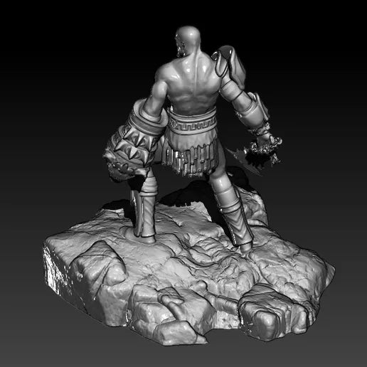 3D de Kratos – God of War para Impresión 3D