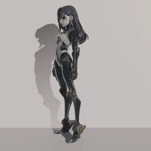 Modelo 3 Android Cyberpunk – Anime para Impresión 3D